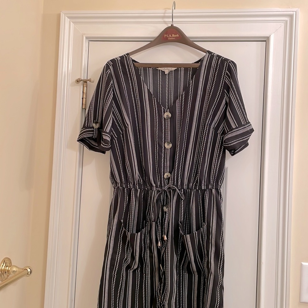 Black & white Smock Dress